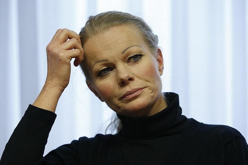 German anti-Islam movement Pegida lost its second leader in a week on Wednesday when Kathrin Oertel (above), who took over after the founder quit for posing as Hitler, also stepped down, citing media pressure. -- PHOTO: REUTERS