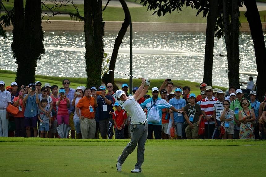 Rory McIlroy at the Singapore Open in 2012.&nbsp;Singapore's premier men's golf tournament will return this time next year with a new title sponsor and sanctioning partner. -- PHOTO: ST FILE