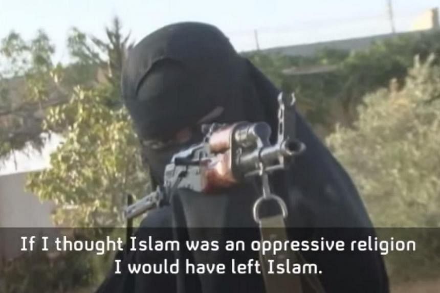 A screenshot from a Channel 4 News online report about women joining ISIS.&nbsp;Western women who join Islamic State in Iraq and Syria militants are driven by the same ideological passion as many male recruits and should be seen as potentially danger