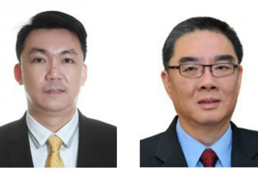 Singapore has appointed Mr Yip Wei Kiat (left) as Ambassador to South Korea and senior diplomat Ong Keng Yong as non-resident Ambassador to Iran. -- PHOTOS: MINISTRY OF FOREIGN AFFAIRS