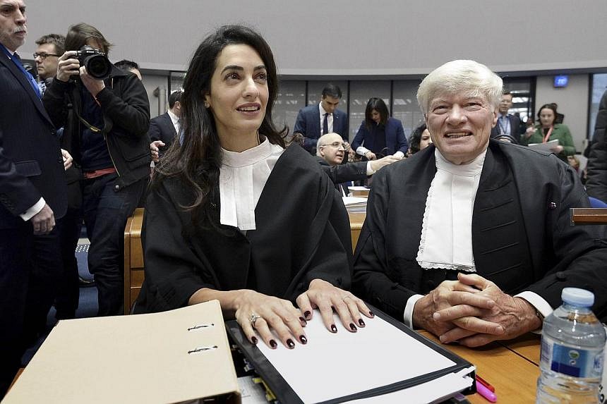 Amal Clooney in court to condemn Armenia genocide-denier | The Straits ...