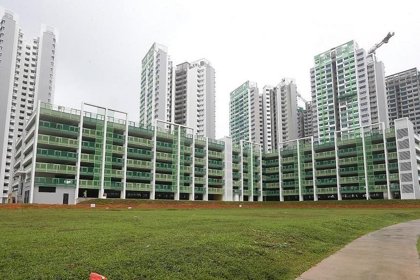 The area at Fernvale Link where the columbarium is supposed to be built. -- PHOTO: ST FILE
