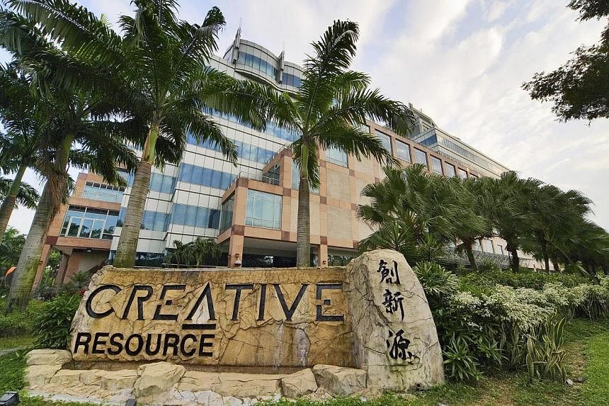 Homegrown sound card maker Creative Technology reported a net loss of US$9.2 million (S$12.4 million)&nbsp;for the second quarter to Dec 31 and a 17 per cent fall in sales to US$31.3 million. -- PHOTO: BLOOMBERG