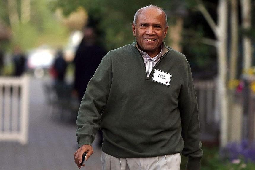 Malaysia's second-richest man, Mr Ananda Krishnan, will lend 1MDB RM2 billion (S$745 million)&nbsp;to settle a loan to local banks, two people familiar with the matter said. -- PHOTO: REUTERS