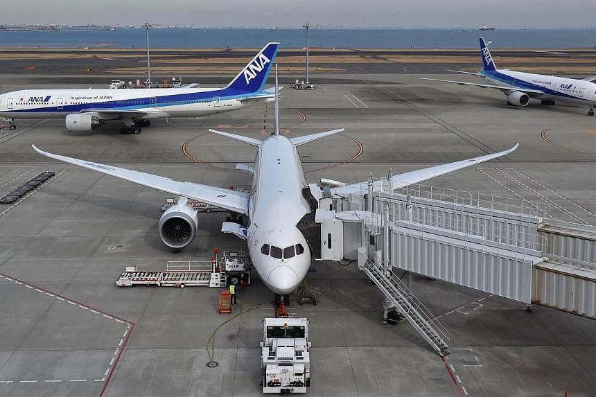 Japan's All Nippon Airways said on Jan 30, 2015 that its April-December net profit soared 57.2 percent to 52.36 billion yen (443 million USD) from a year ago, as an expansion at a downtown Tokyo airport boosted the carrier's international business. -
