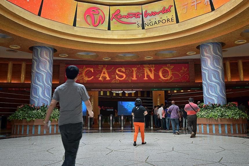 Resorts World Sentosa (RWS) received a letter of censure from the gaming regulator. -- ST PHOTO: KUA CHEE SIONG