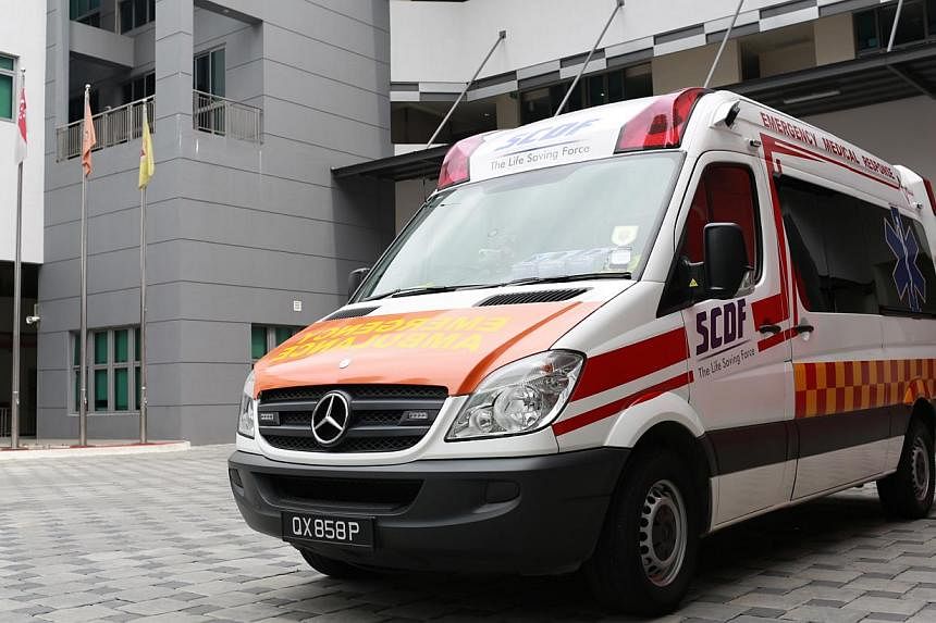 SCDF medical department director Yazid Abdullah said the rise in emergency calls is largely a result of growing demand for ambulance service from an ageing population. -- PHOTO: SCDF