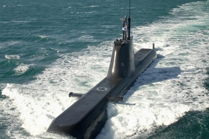 South Korea launched its submarine force command on Sunday, Feb 1, 2015, to better cope with evolving maritime security challenges including those from North Korea, and potentially from outside the peninsula.-- PHOTO: KOREA HERALD/ASIA NEWS NETWORK&n