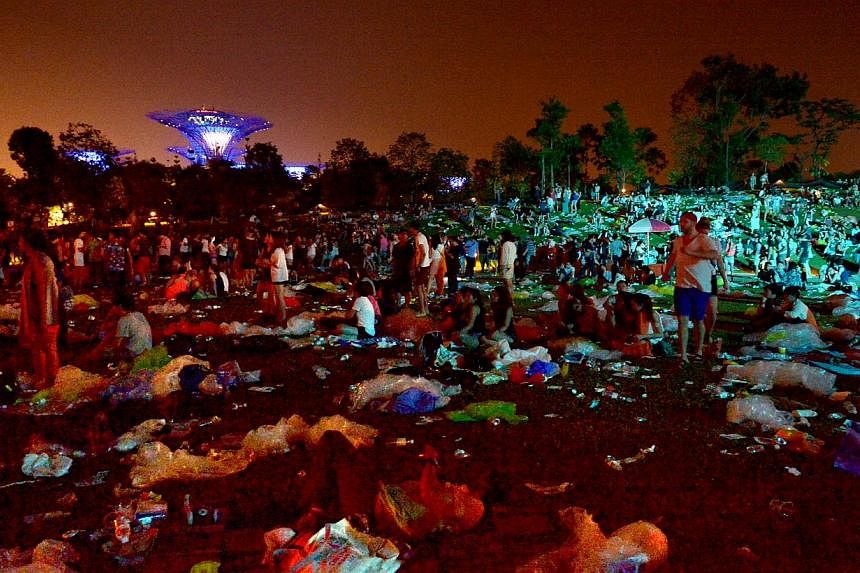 The mounds of rubbish left behind by festival-goers at the Laneway music jamboree sparked an online ruckus which involved much mud-slinging, among other unsavoury forms of behaviour.