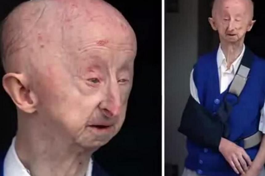 Mr Alan Barnes in a screenshot from an online report. -- PHOTO: YOUTUBE