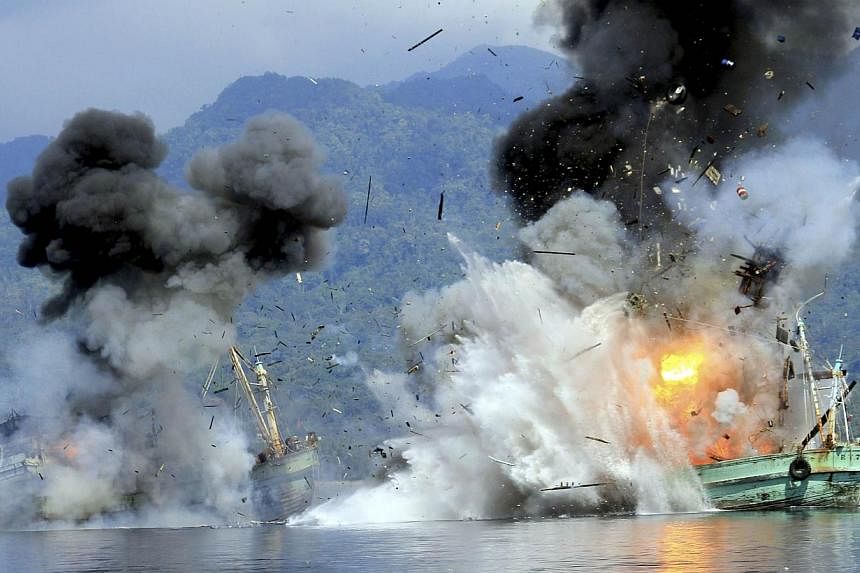 The spectacular sinking of foreign vessels that have been found to have engaged in illegal fishing in Indonesian waters has needlessly generated the impression of aggressiveness on Indonesia's part. It would serve Indonesia well to reassure its neigh