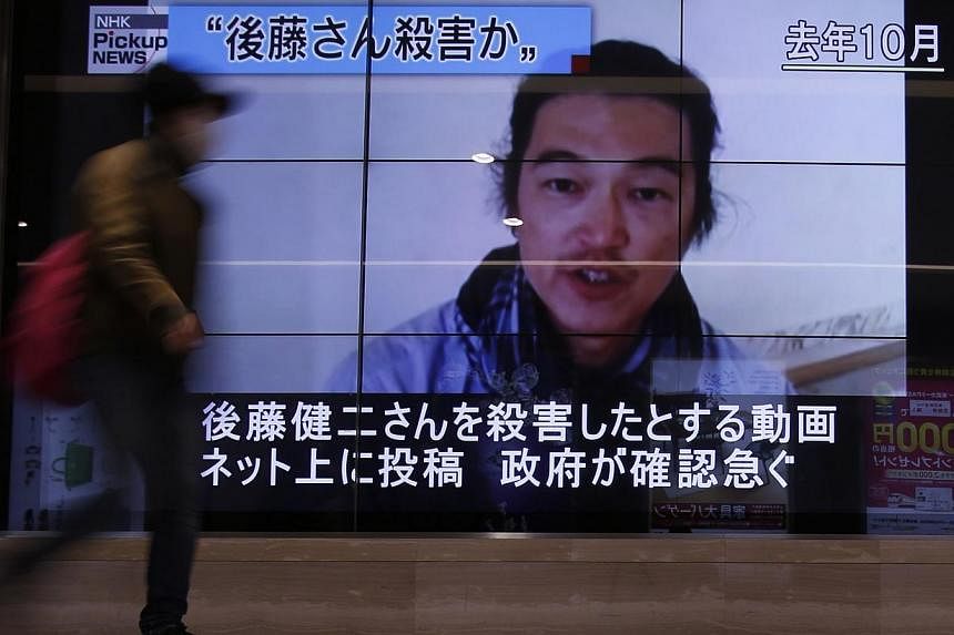 Goto's brutal execution by militants from the Islamic State in Iraq and Syria (ISIS) movement has provoked an outpouring of emotion in Japan. -- PHOTO: REUTERS