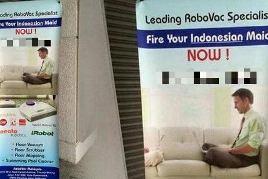 The Indonesian embassy in Kuala Lumpur has sent a letter to the Malaysian Home Ministry in protest of an advertisement deemed to have discredited Indonesia. -- PHOTO: THE STAR/ASIA NEWS NETWORK