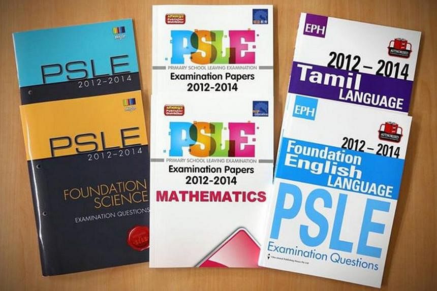 Primary Six pupils preparing for the Primary School Leaving Examinations (PSLE) will be able to attempt actual past year exam papers for the first time from this year. -- PHOTO: FACEBOOK/HENG SWEE KEAT