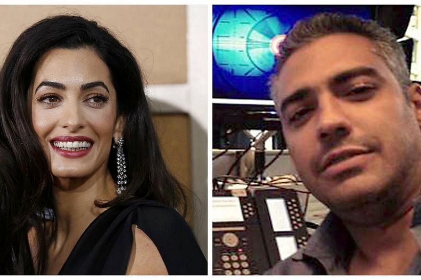 Prominent lawyer Amal Clooney (above left) has requested a meeting with Egypt's president to push for the release of Al-Jazeera reporter Mohamed Fahmy (above right), a letter obtained by AFP on Saturday shows. -- PHOTO: REUTERS