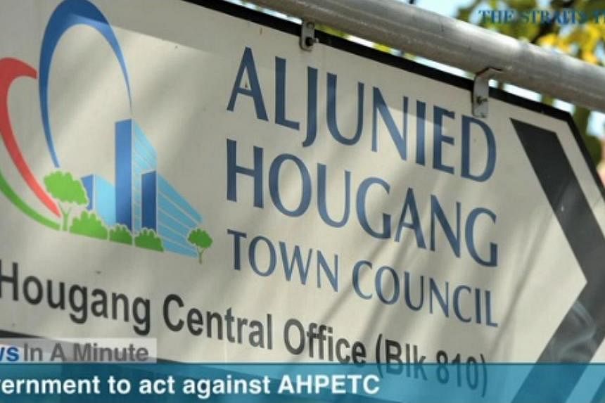 In today's News In A Minute, we look at how National Development Minister Khaw Boon Wan said the Government will act against the "clearly unacceptable" situation in Aljunied-Hougang-Punggol East Town Council.&nbsp;-- SCREENGRAB FROM RAZORTV