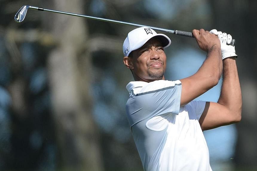 Former golf world No. 1 Tiger Woods said on Wednesday that his game is not up to PGA Tour standards and he will not compete again until it is. -- PHOTO: AFP