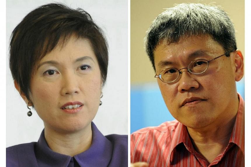 Senior Minister of State for Finance and Transport Josephine Teo (left)&nbsp;on Friday challenged MP Png Eng Huat (Hougang) to cite instances where the Auditor-General's Office (AGO) had reached the same conclusions in its routine audits of governmen