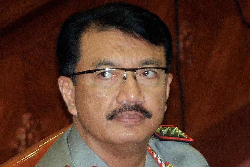 Indonesia's President is expected to drop Budi Gunawan as his choice for national police chief after the police general was named a corruption suspect. -- PHOTO: AFP
