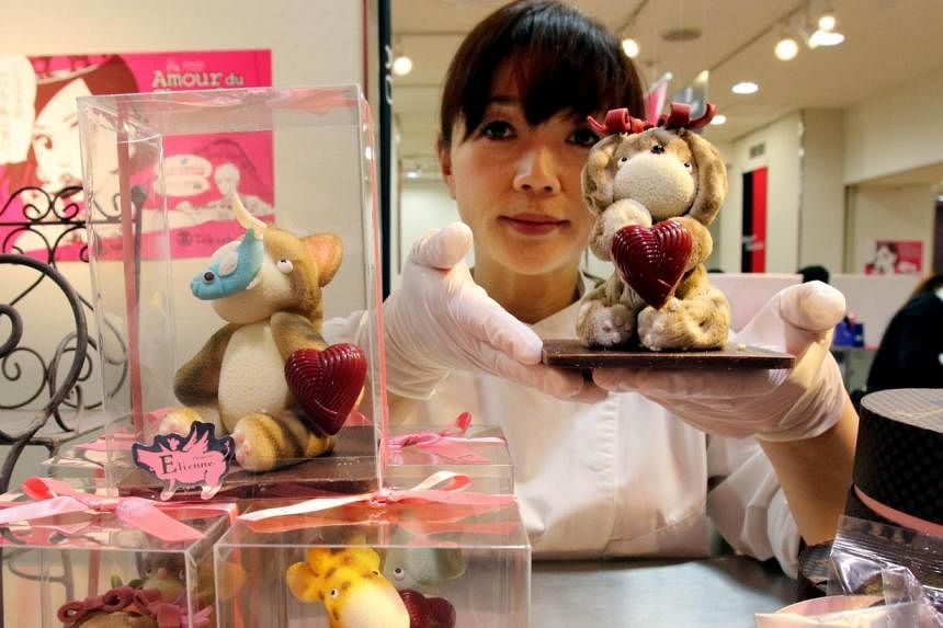 Japanese women throng stores as they splurge on chocolate for men on  Valentine's Day | The Straits Times