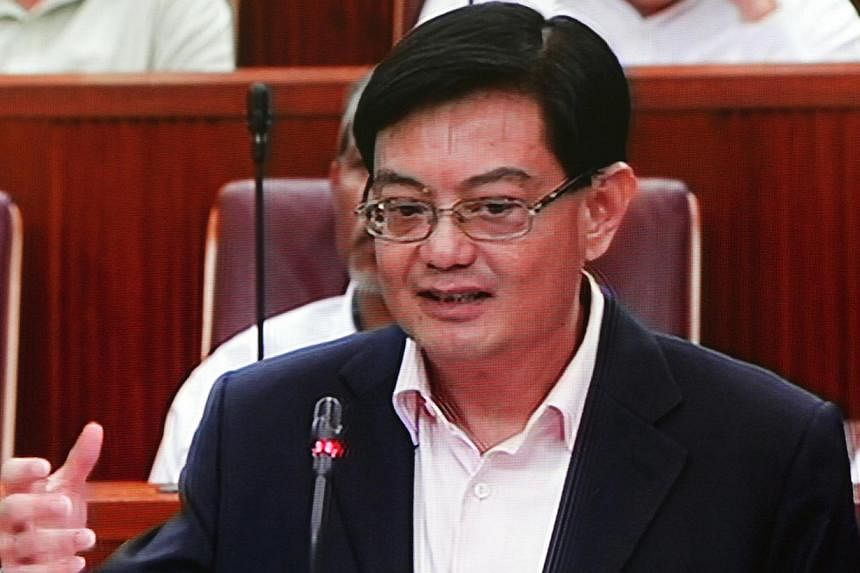 Minister for Education Heng Swee Keat speaking in parliament on Friday, Feb 2, 2015. -- PHOTO: TV SCREENGRAB