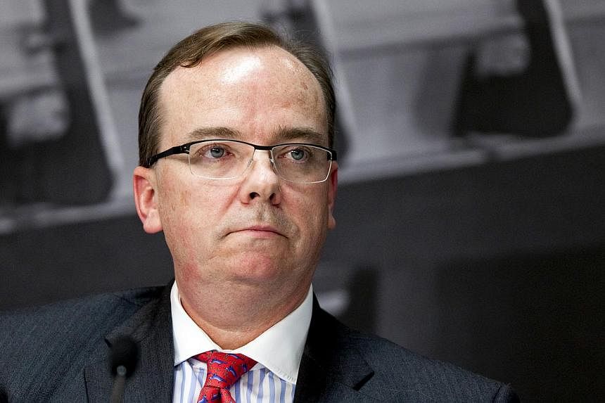 HSBC boss Stuart Gulliver (above) described as "painful" in a memo to staff on Friday claims that HSBC's Swiss private bank helped customers avoid millions of dollars of tax. -- PHOTO: BLOOMBERG