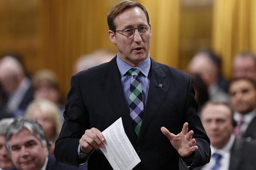 A group of "murderous misfits" planned to massacre as many people as possible in a Valentine's Day shooting spree that police foiled after an anonymous tip-off, Canadian&nbsp;Justice Minister&nbsp;Peter MacKay (above) said on Saturday. -- PHOTO: REUT