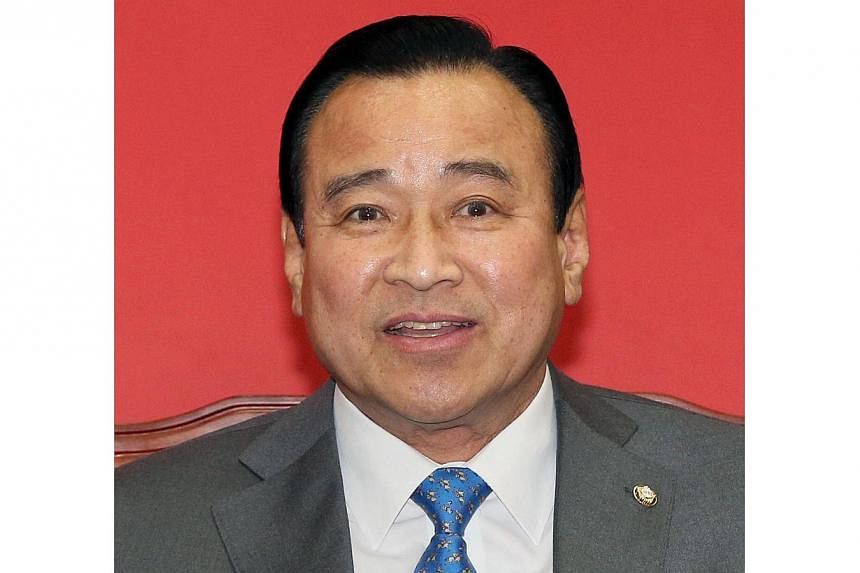 Lee Wan Koo, a senior legislator from South Korean President Park Geun Hye's ruling Saenuri party, was approved as the country's&nbsp;new prime minister&nbsp;on Feb 16, 2015.&nbsp;-- PHOTO: AFP
