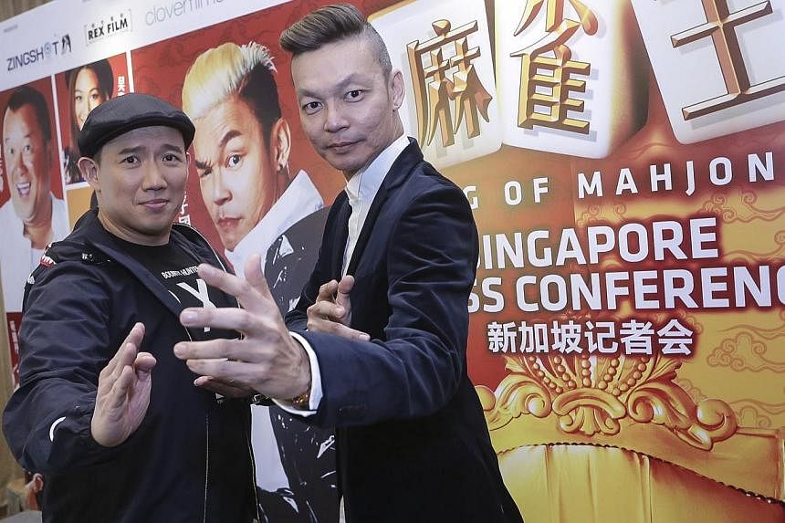 King Of Mahjong (left) stars Hong Kong actor Chapman To (below left) and Singaporean actor Mark Lee (right), who bonded over meals in Ipoh.