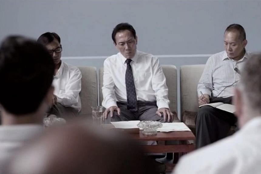 Theatre veteran Lim Kay Tong tackles the tough role of Singapore's ex-Prime Minister Lee Kuan Yew in the upcoming movie 1965. -- PHOTO: SCREENGRAB FROM YOUTUBE&nbsp;