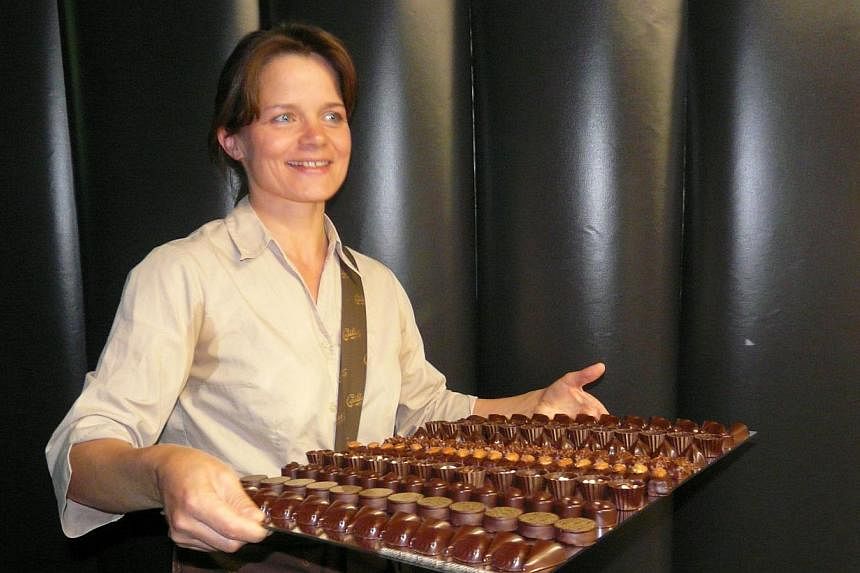 Cailler Nestle chocolate factory in Switzerland is a one-stop candy shop. -- PHOTO: UMA SHANKARI