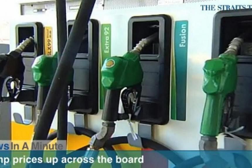 In today's News In A Minute, we look at pump prices across all four petrol companies increasing after Monday's Budget announcement of an increase in petrol duties. -- SCREENGRAB FROM RAZORTV