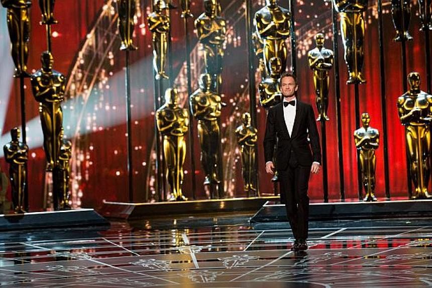 Host Neil Patrick Harris hosts the 87th Annual Academy Awards at Dolby Theatre on Feb 22, 2015 in Hollywood, California. -- PHOTO: AFP