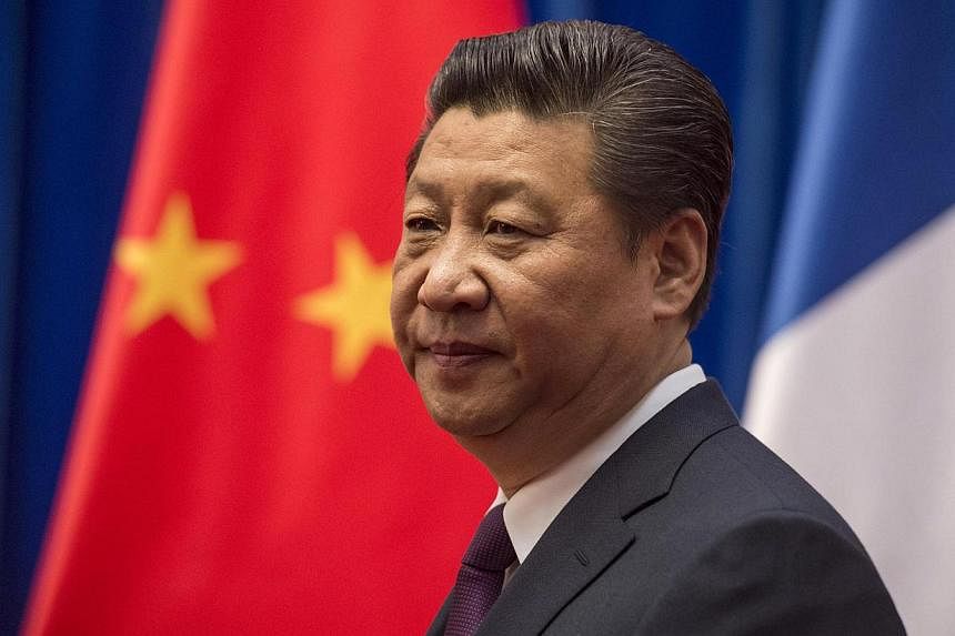 Chinese state-run media gave wall-to-wall coverage Wednesday to President Xi Jinping's newly declared "Four Comprehensives" political theory as he consolidates power and advances his own brand of Communist thought.&nbsp;-- PHOTO: REUTERS