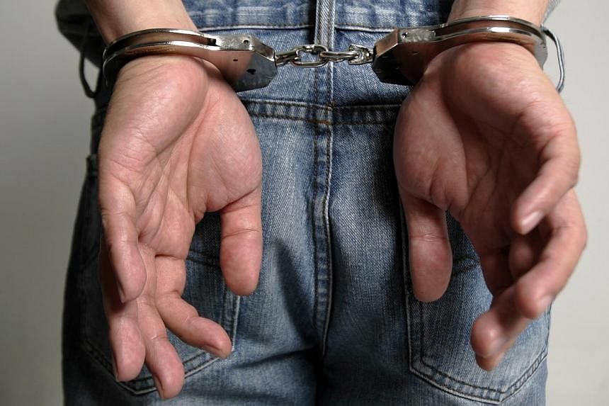 Six male suspects aged between 13 and 23 have been arrested for their alleged involvement in a spate of motor vehicle thefts. -- PHOTO: ST FILE