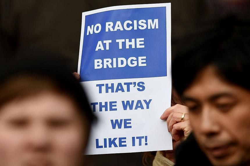 Chelsea on Thursday reminded their fans to keep their support "positive" in Sunday's League Cup final against London rivals Tottenham Hotspur, amid fears over anti-Semitic chanting. -- PHOTO: REUTERS
