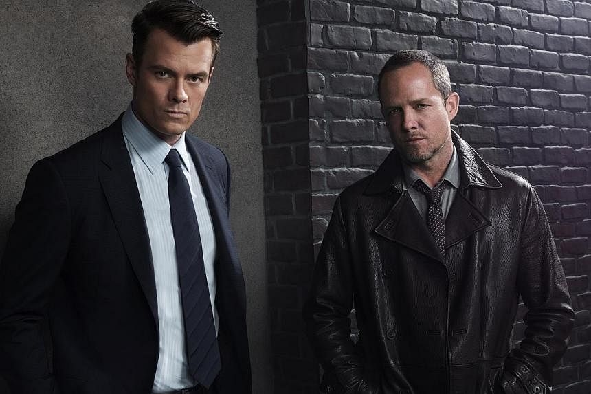 Dean Winters plays a hard-boiled cop in new TV comedy-drama Battle Creek with Josh Duhamel (left) as his partner. -- PHOTO: FOX