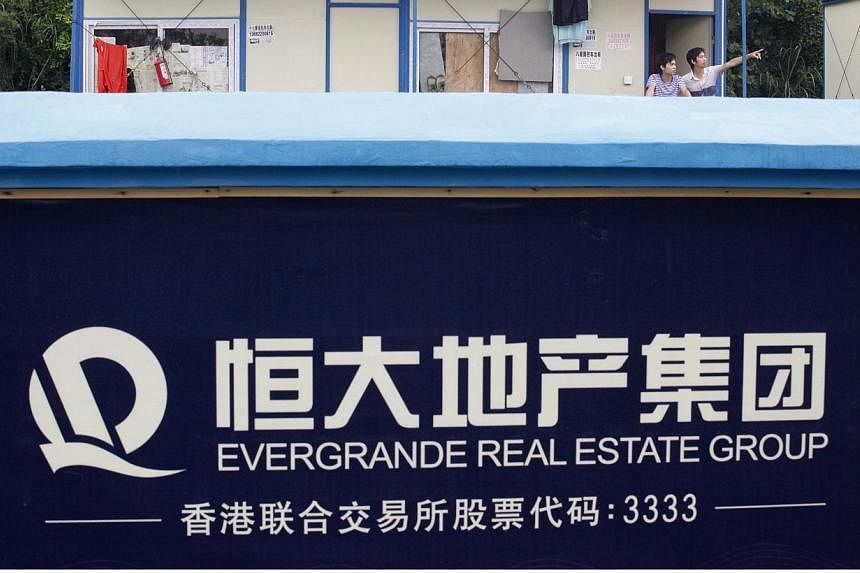An Evergrande construction site in Guangzhou, Guangdong province, China, photographed on June 22, 2012. On March 3, 2015, Australia annouced it was forcing the Chinese owner of a A$39million ($41.4 million) Sydney mansion to sell within 90 days. -- P