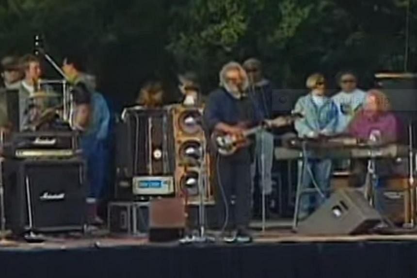The Grateful Dead perform their hit Touch of Grey at a concert in California in a 1980s concert. -- PHOTO: YOUTUBE