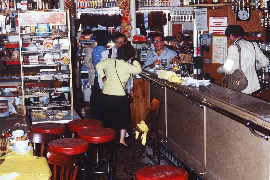 This file picture dated Aug 11, 1982, shows the interior of the Chez Jo Goldenberg restaurant two days after it was devastated by an attack by gunmen that threw a grenade into the restaurant and shot at customers with sub-machine guns, killing six cu