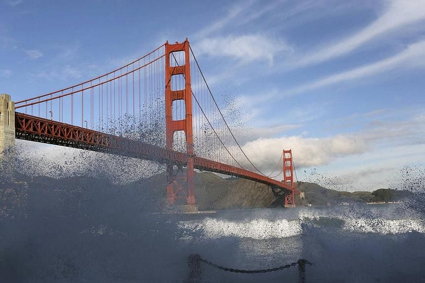 Mr Hines, who jumped off San Francisco's Golden Gate Bridge to try to take his own life and was kept afloat by a sea lion, said on Wednesday that suicide prevention was now his life's work. -- PHOTO: REUTERS&nbsp;