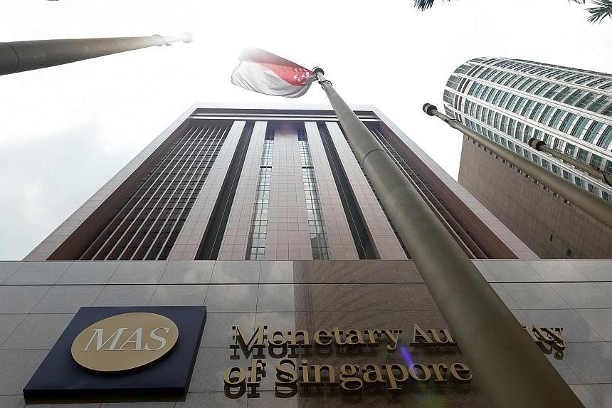 The Monetary Authority of Singapore (MAS) building at Shenton Way on March 13, 2014.&nbsp;The Reserve Bank of India surprised markets on Wednesday with a cut to its key lending rate for the second time this year, joining a worldwide trend of monetary
