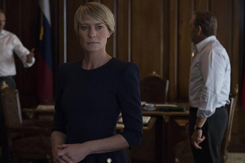 Besides acting in House Of Cards, Robin Wright (above centre) has also directed several episodes of the drama.