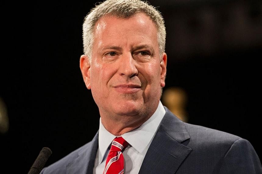New York City will add two Muslim holidays to its public school calendars, making it the largest school district in the United States to do so, Mayor Bill de Blasio (above) said on Wednesday. -- PHOTO: AFP