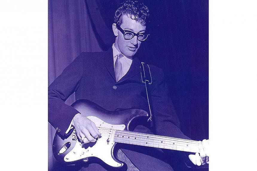 Rock 'n' roll singer-songwriter Buddy Holly, who died in a plane crash in 1959. -- PHOTO: IMG