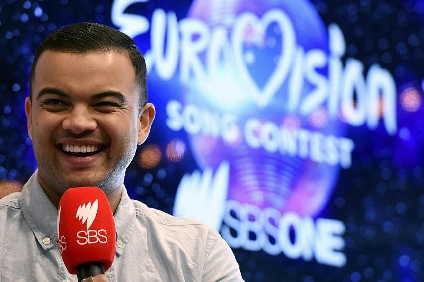 Australian singer Guy Sebastian at the media event to announce Australia's entrant to the Eurovision Song Contest at the Sydney Opera House in Sydney, Australia, on March 5, 2015. Sebastian will be Australia's representative at the Eurovision Song Co