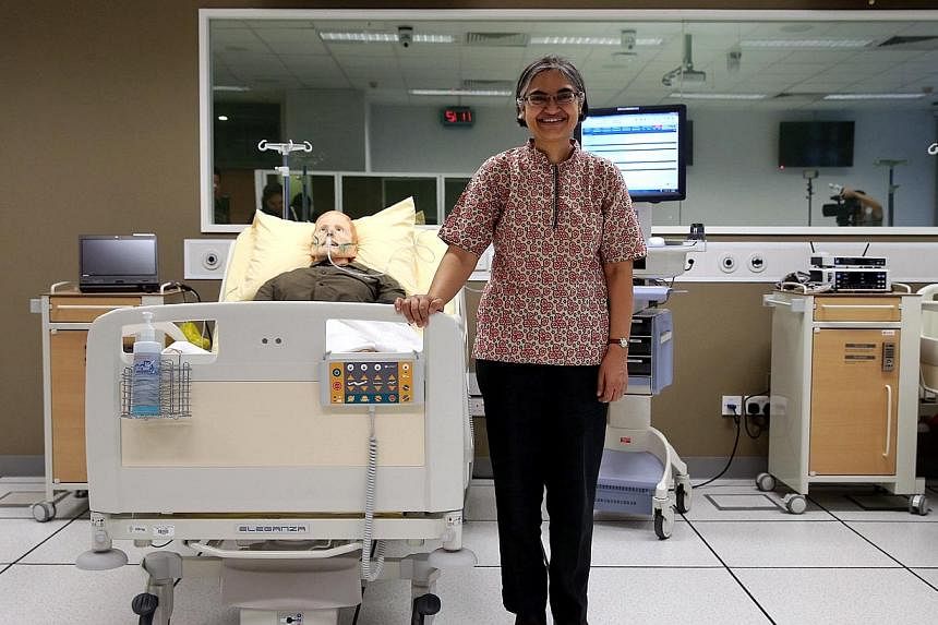 Dr Subadhra Devi Rai, senior lecturer at the School of Health Sciences (Nursing) at Nanyang Polytechnic has been named the recipient of the 2015 International Achievement Award by the ICN's Florence Nightingale International Foundation. -- ST PHOTO: 