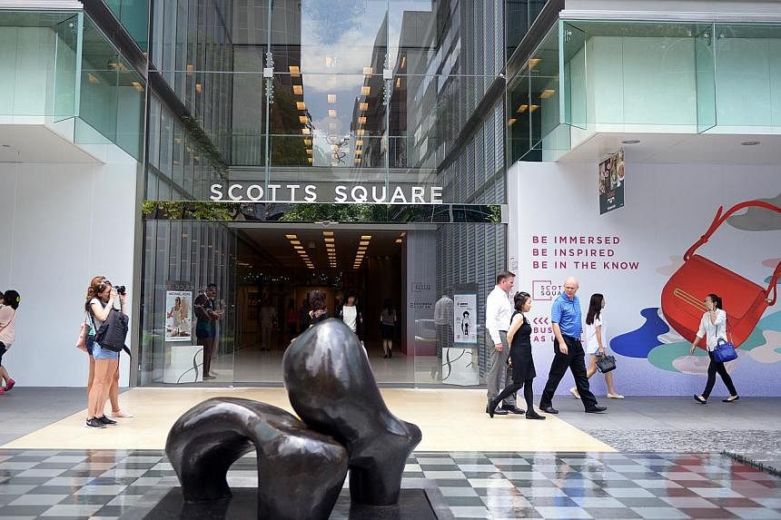 London Fat Duck, opening at Scotts Square (above) next month, is a joint venture&nbsp;between Mr Mervin Goh of Akashi Group and Mr Tan Kim Siong of Fei Siong Group. -- ST PHOTO: DANIEL NEO