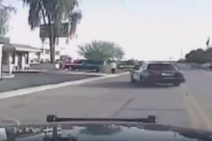 Video shows US police car running over suspect; police say suspect was ...