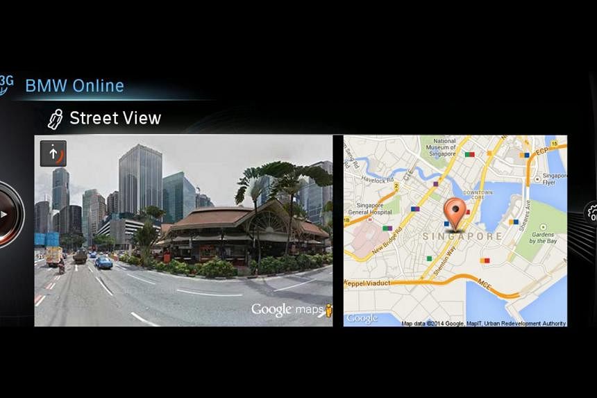 BMW’s new service allows you to view scenes of your destination. -- PHOTO: BMW ASIA